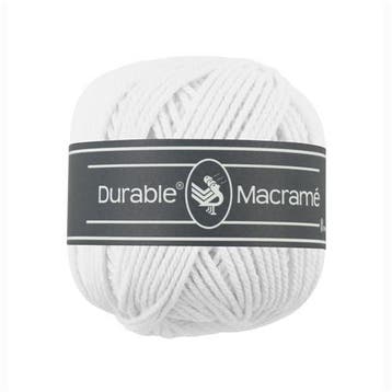 Durable Macramé  310 White - Haakgaren / Breigaren, Ophalen of Verzenden, Nieuw, Breien of Haken, Wol of Garen