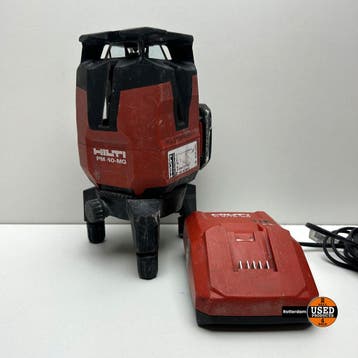 Hilti pm 40-MG multilijnlaser groen + 1 accu + lader, Verzenden, Gebruikt