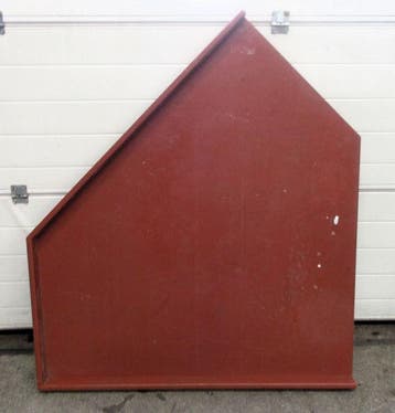 Snijblad, Snijplank, Snijtafel, Polyethylene werkblad B90 x, Gebruikt