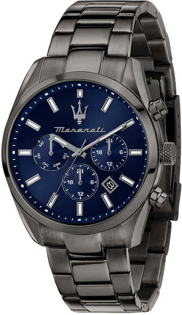 Maserati R8853151035 Attrazione herenhorloge 43 mm, Overige merken, Staal, Verzenden, Polshorloge