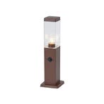 Buitenlamp roestbruin met helder glas 45cm IP44 met, Verzenden, Nieuw