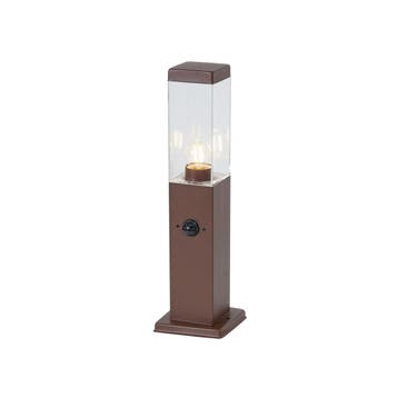 Buitenlamp roestbruin met helder glas 45cm IP44 met, Verzenden, Nieuw