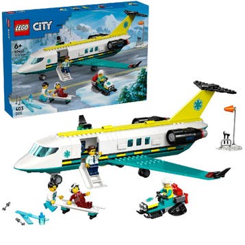 LEGO City Ambulancevliegtuig speelg van €70,99 voor €49,94, Ophalen of Verzenden, Nieuw