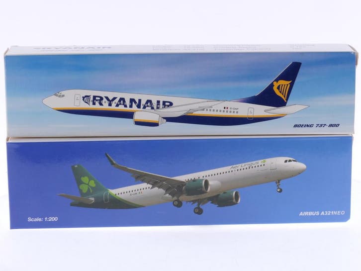 Schaal 1:200 PPC Holland 3070 en 222383 set van 2 Ierse-v..., Hobby en Vrije tijd, Modelbouw | Vliegtuigen en Helikopters, Nieuw