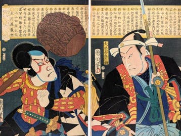 Kunichika — Chshingura / 47 Rnin drie luik | boshi