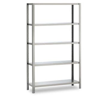 Rvs stelling 5 hoog 1300x400x2000 mm, Verzenden, Nieuw in verpakking