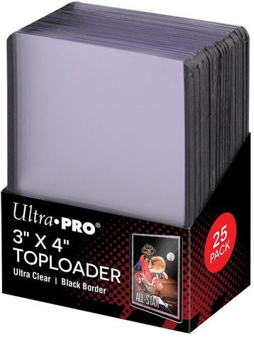 Black Border Toploader (25 stuks) | Ultra Pro - Trading, Verzenden, Nieuw