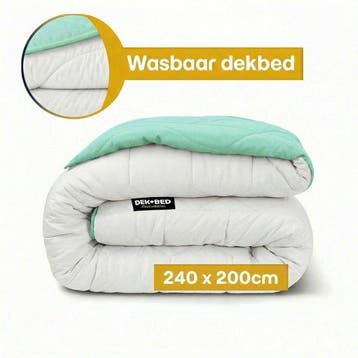 Eazysleep dekbed zonder overtrek 240 x 200 cm, Kinderen en Baby's, Verzenden, Nieuw