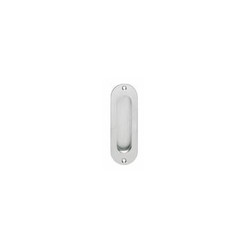Intersteel Schuifdeurkom ovaal 120x40mm met schroefgaten -, Doe-het-zelf en Verbouw, Hang- en Sluitwerk, Verzenden, Nieuw