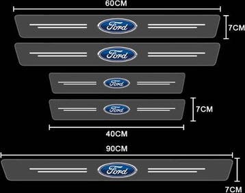 FORD dorpel bescherming transparant sticker 5 deurs, Auto-onderdelen, Nieuw
