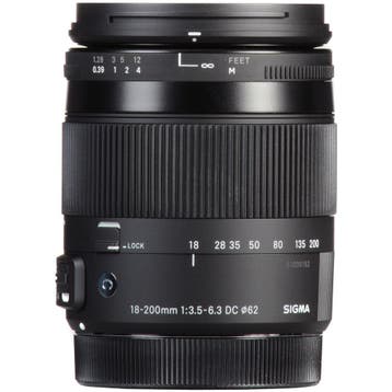 Sigma 18-200mm f/3.5-6.3 DC MACRO OS HSM voor Canon EF (Incl, Verzenden, Zo goed als nieuw