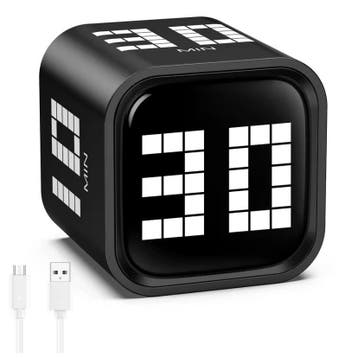 Flip Digitale Timer Oplaadbaar met Trilfunctie, Huis en Inrichting, Woonaccessoires | Klokken, Verzenden, Nieuw