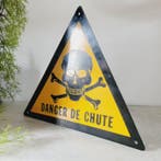 Zeldzaam & Antiek, Emaille Verbodsbord, Danger De