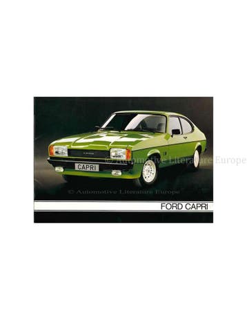 1976 FORD CAPRI BROCHURE NEDERLANDS, Nieuw, Ford, Author