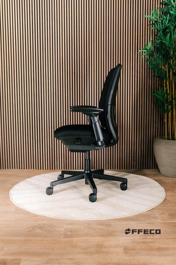 Voorraad Refurbished Steelcase Amia Bureaustoelen Zwart, Verzenden, Zo goed als nieuw, Zwart, Bureaustoel