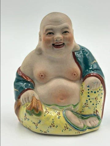 Figuur - Budai / Hotei - koekje - China (Zonder