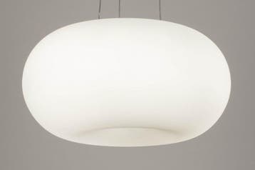 Rietveld Hanglampen - Wit - Glas, Metaal, Verzenden, Nieuw