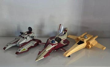 Star Wars – 3 pojazdy Kenner/Palitoy & Hasbro – Vintage, Nieuw