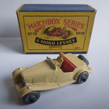 Matchbox 1:87 - Modelauto - No.19 MG Midget TD - Boxed, Nieuw