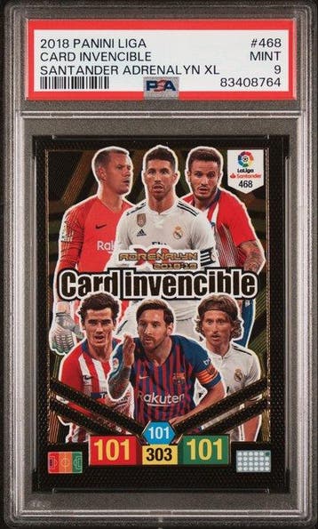 Panini Messi Ronaldo Modric Card Invencible #468 Panini, Nieuw