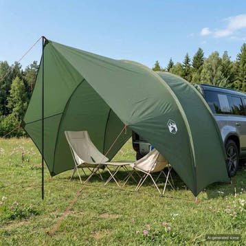 vidaXL Tailgate Luifel Waterdicht 405 x 280 x 220 cm, Verzenden, Nieuw, Tot en met 2