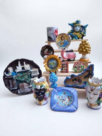 Decoratief ornament (15) - Mallorca - Italië - Set van 15