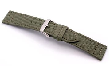 Horlogeband Hamilton Canvas Olivegreen, Ophalen of Verzenden, Nieuw
