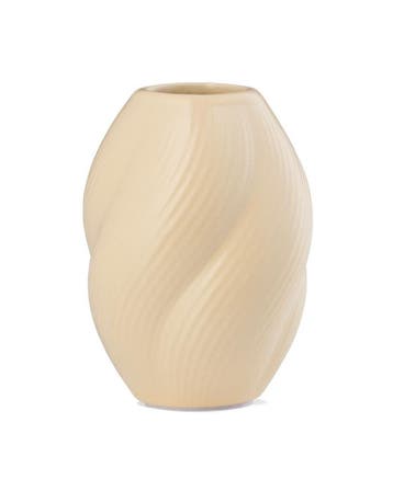 HEMA Vaas voor geurstokjes 7x10cm keramiek twist naturel, Verzenden, Nieuw