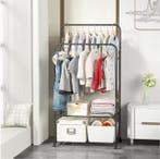 Wandmontage Kledingrek Industrieel – Metalen Buis en Haken, Verzenden, Nieuw