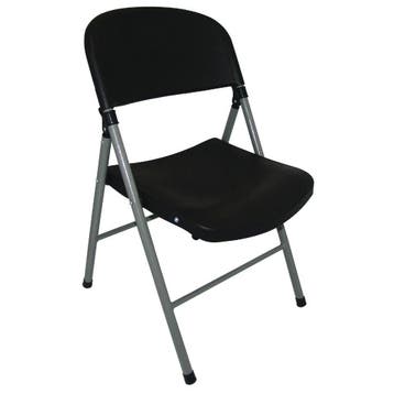 Bolero opklapbare stoelen zwart (2 stuks), Verzenden, Nieuw in verpakking