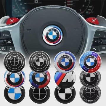 45mm BMW Stuurwiel Badge Embleem Sticker - M Performance Sty, Verzenden, Nieuw