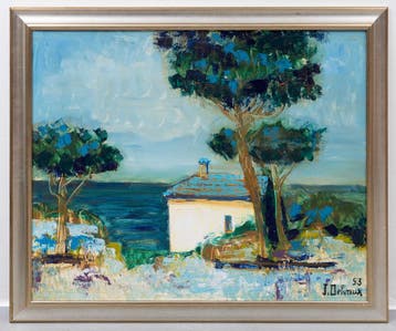 Schilderij van Jacques Delvaux (1929-2010), Ophalen