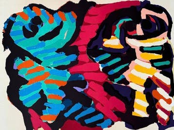 Karel Appel (1921-2006) - A Happy Encounter