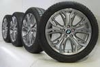 BMW X1 F48 X2 F39 566 18 inch velgen Pirelli Runflat Winterb, 18 inch, Gebruikt, Velg(en), Winterbanden