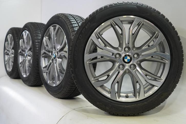 BMW X1 F48 X2 F39 566 18 inch velgen Pirelli Runflat Winterb, Auto-onderdelen, Banden en Velgen, Velg(en), Gebruikt, 18 inch, Winterbanden