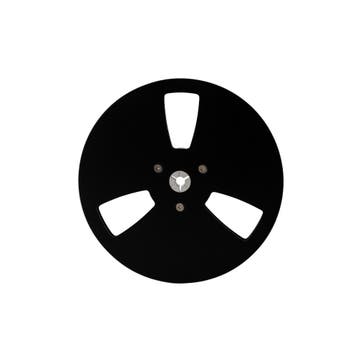 Retroreels Bandrecorder Spoel 18cm | Aluminium Zwart, Verzenden
