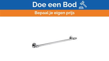 Bieden: Volevatch B/SE-30-0B 300 mm nickel towel holder, Ophalen of Verzenden, Nieuw