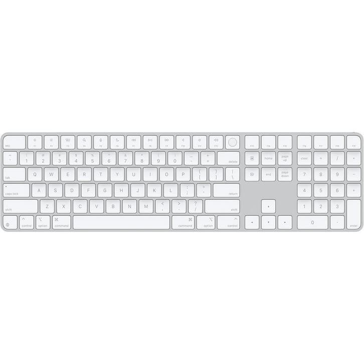 Apple Magic Keyboard met Touch ID en numeriek toetsenblok, Computers en Software, Toetsenborden, Refurbished, Qwerty, Draadloos