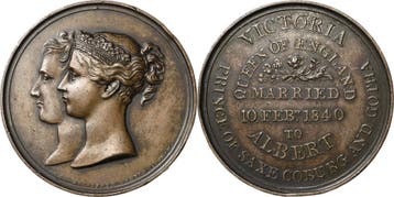 Brons medaille 1840 Großbritannien Victoria 1837-1901, Verzenden