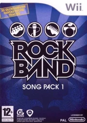 Rock Band Song Pack 1 (Wii Games), Ophalen of Verzenden, Zo goed als nieuw