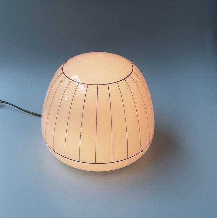 Brune - Plafondlamp - Opaline glas - Bishopswerda, Antiek en Kunst, Antiek | Lampen