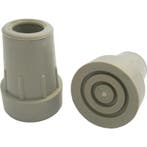 Kruk en stokdoppen per 2 - 19 mm grijs, Diversen, Verpleegmiddelen, Ophalen of Verzenden, Nieuw