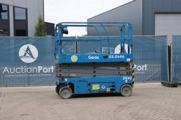 Veiling: Schaarlift Genie GS-2646 Elektrisch 10m 2014, Ophalen