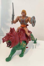 Mattel - Action figure Vintage 1980s MOTU: He-Man & Battle, Antiek en Kunst