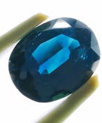 Zonder minimumprijs - 1 pcs Blauw Saffier - 3.18 ct -, Sieraden, Tassen en Uiterlijk, Edelstenen, Nieuw