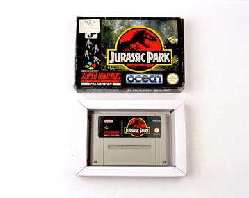 Jurassic Park (German) [Super Nintendo], Ophalen of Verzenden, Zo goed als nieuw