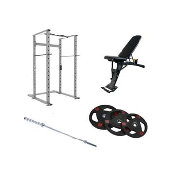 Gymfit - Volledig Home Gym Pakket - Power Cage - Squat Rack, Ophalen of Verzenden, Nieuw