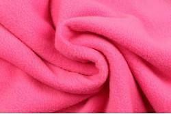 Fleece stof - Fuchsia - Per 10 meter, 120 cm of meer, Ophalen of Verzenden, Roze, Polyester