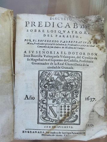 Fray Juan de Mata - Discurso predicable sobre los rios del