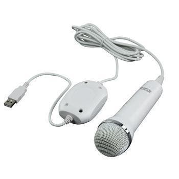Microfoon met USB - Voor Spelcomputers en PC - Wit Xbox 360, Ophalen of Verzenden, Zo goed als nieuw